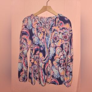Lilly Pulitzer Long Sleeve Top/Tunic